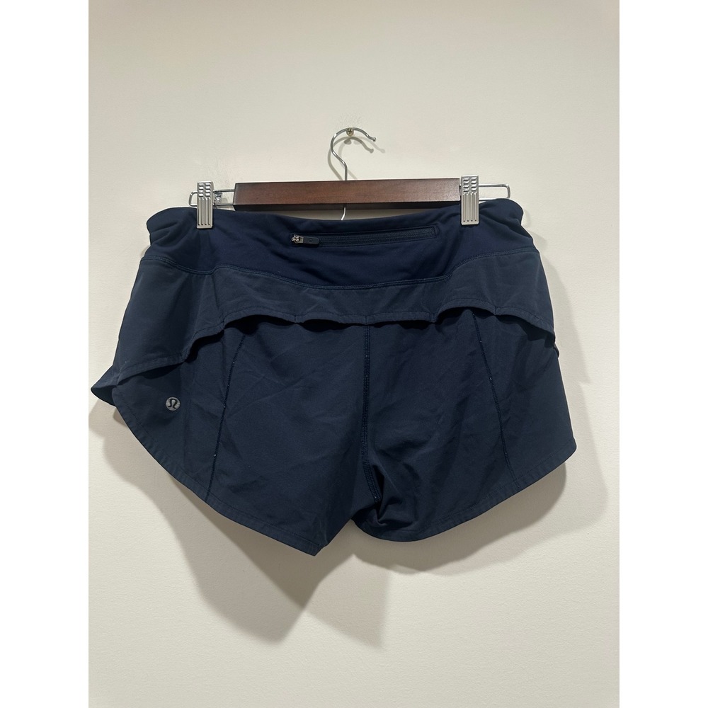 Lululemon Speed Up Low-Rise Lined Short 2.5 Navy Blue Running Athletic Size 8